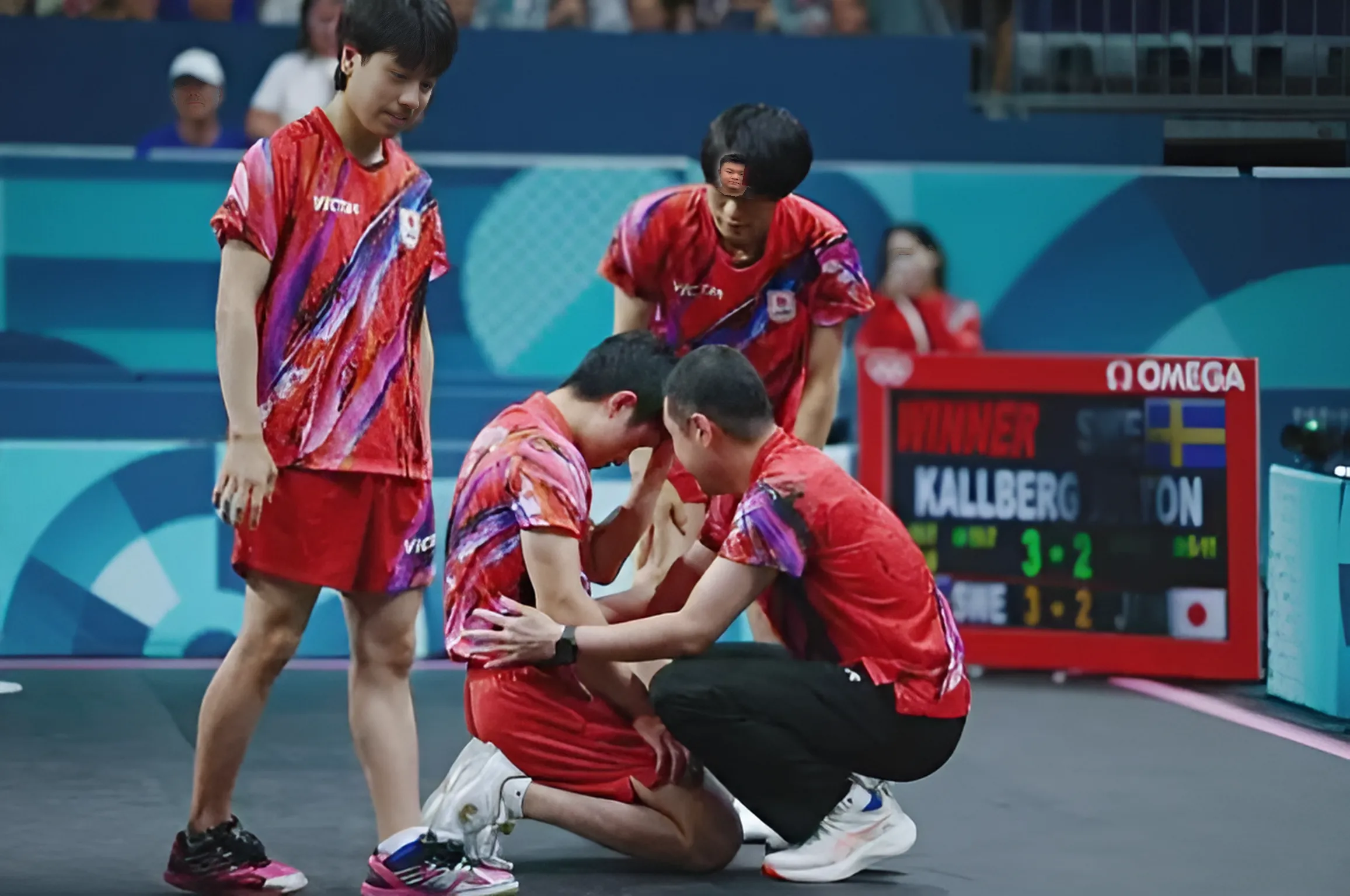 包含瑞典乒乓球队力克中国乒乓球队，波尔三分雨点燃全场的词条